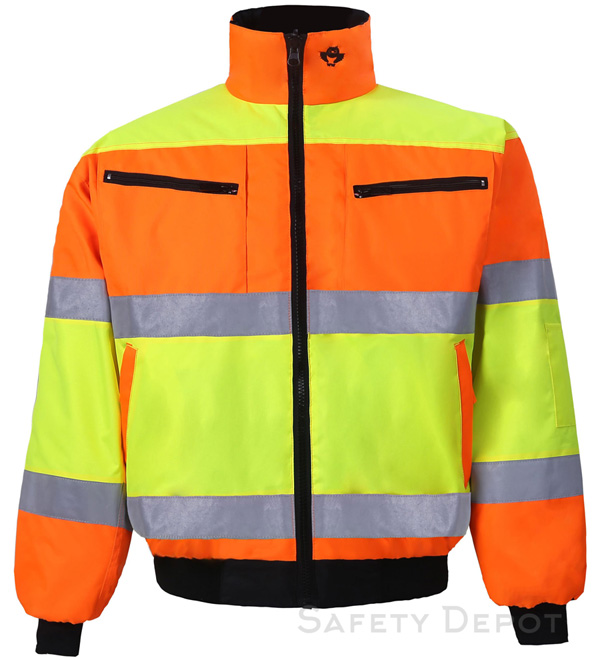 300C-3 Class 3 Reversible Bomber Safety Jacket